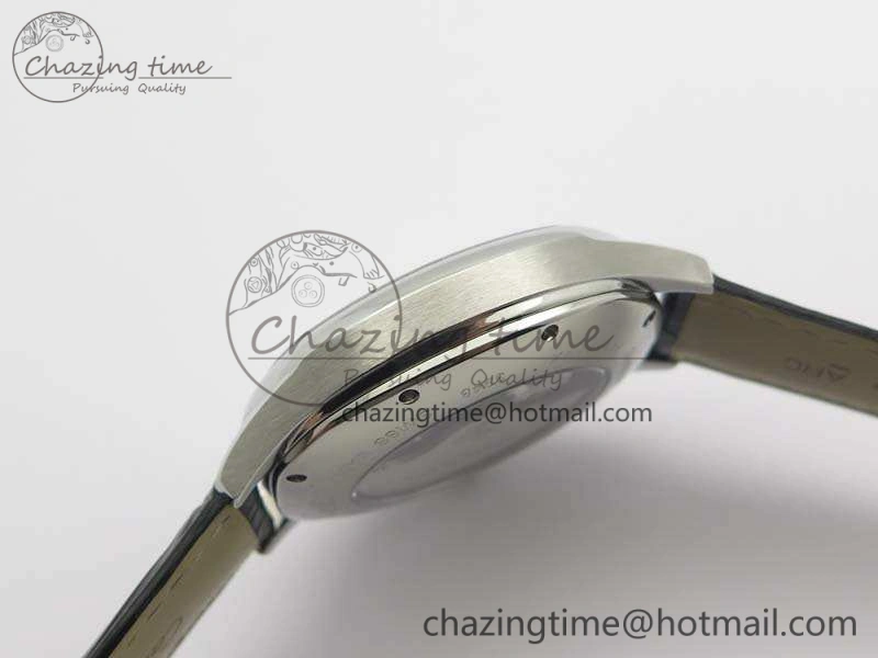 Drive de Cartier SS TF 1:1 Best Edition Gray Textured Dial On Black Leather Strap A23J