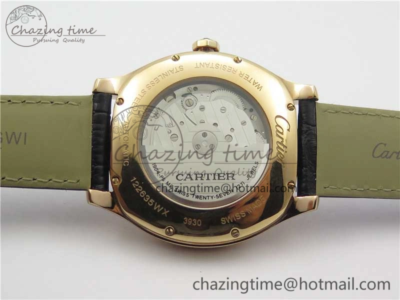Drive de RG GSF 1:1 Best Edition Gray Textured Dial on Black Leather Strap A23J to 1904-PS MC V2