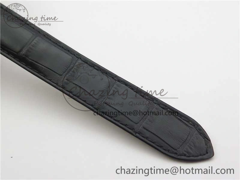 Drive de RG GSF 1:1 Best Edition Gray Textured Dial on Black Leather Strap A23J to 1904-PS MC V2