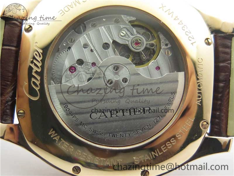 Drive de RG GSF 1:1 Best Edition White Textured Dial on Brown Leather Strap A23J to 1904-PS MC V2