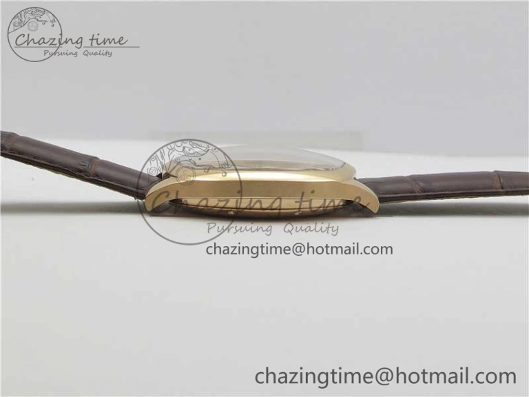 Drive de RG GSF 1:1 Best Edition White Textured Dial on Brown Leather Strap A23J to 1904-PS MC V2