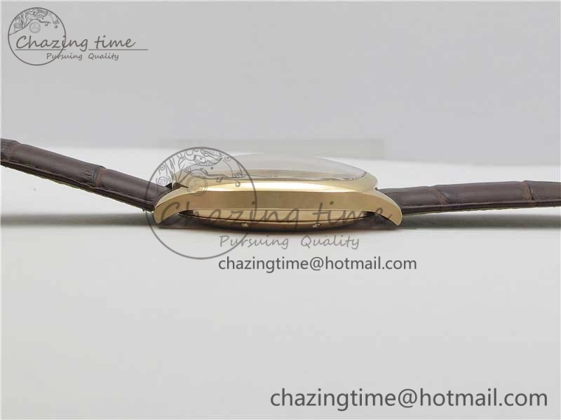 Drive de RG GSF 1:1 Best Edition White Textured Dial on Brown Leather Strap A23J to 1904-PS MC V2