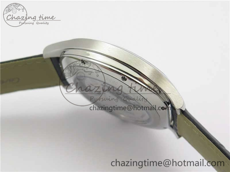 Drive de SS GSF 1:1 Best Edition White Textured Dial on Black Leather Strap A23J to 1904-PS MC V2