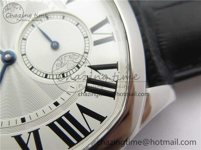 Drive de SS GSF 1:1 Best Edition White Textured Dial on Black Leather Strap A23J to 1904-PS MC V2