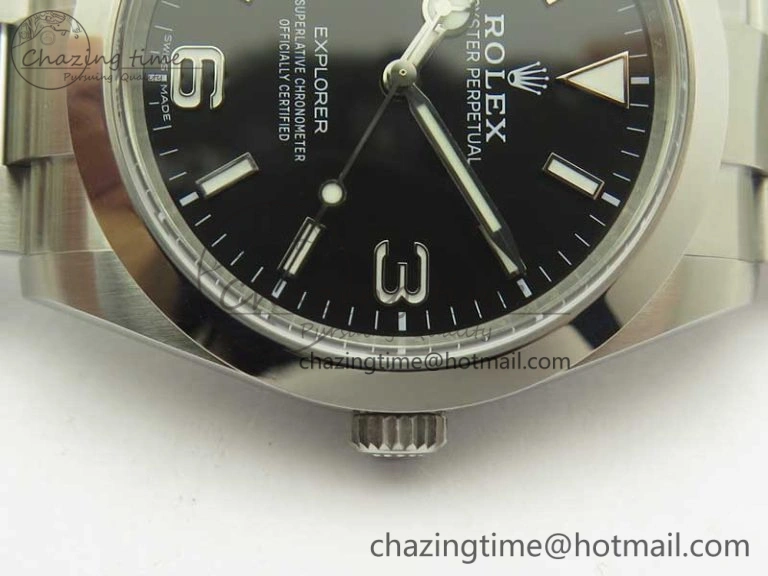 EXPLORER I 214270 39mm ARF 1:1 Best Edition 904L SS Case and Bracelet SH3132