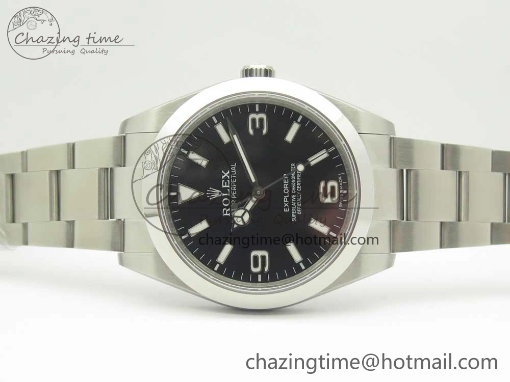 EXPLORER I 214270 39mm BP Maker 1:1 Best Edition Black Dial 904L SS Case and Bracelet A2824