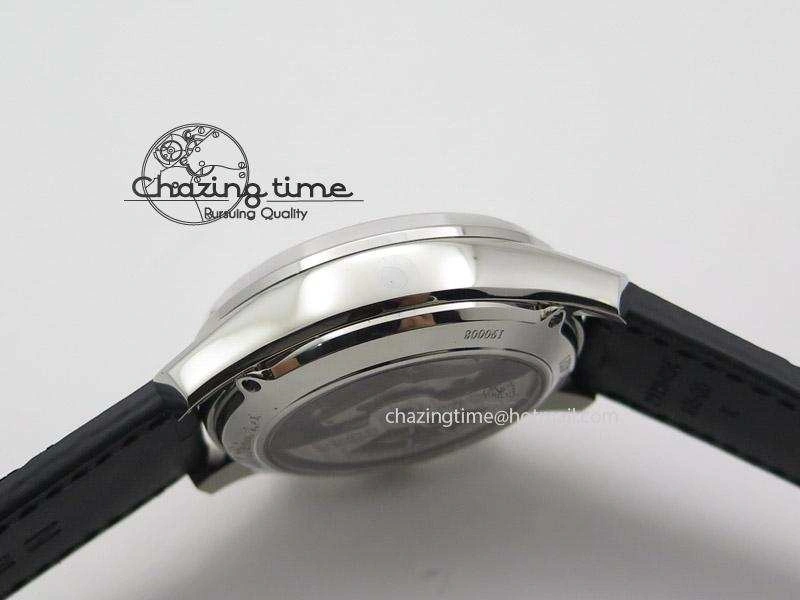 El Primero Chrono SS AXF Black Dial on Black Leather Strap A7750