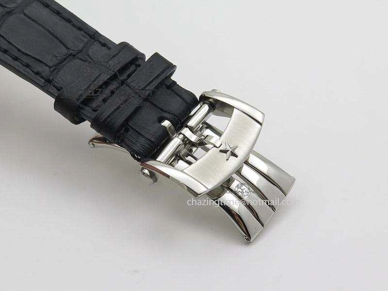 El Primero Chrono SS AXF Black Dial on Black Leather Strap A7750