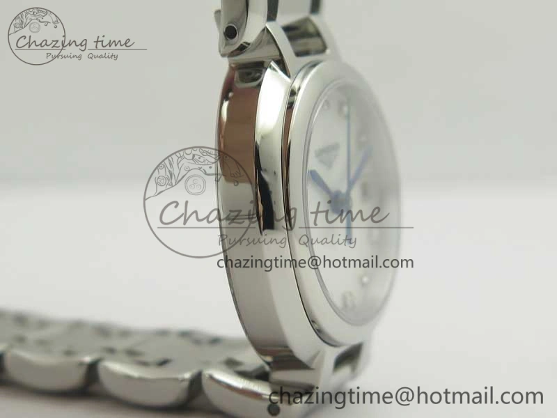 Elegance SS GSF 1:1 Best Edition White MOP Dial On SS Bracelet Cal.L250