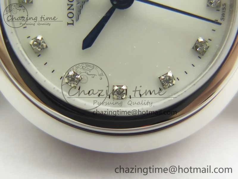 Elegance SS GSF 1:1 Best Edition White MOP Dial On SS Bracelet Cal.L250