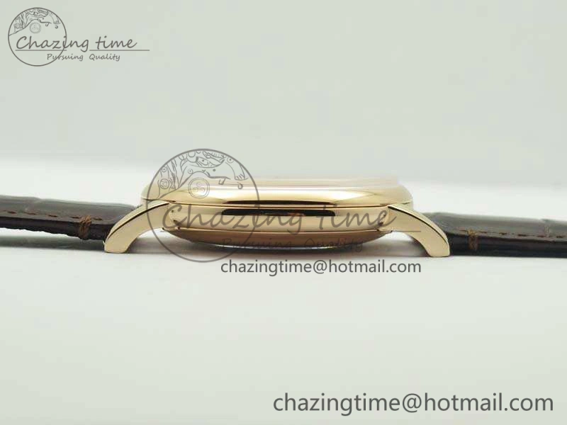 Elite RG LHF 1:1 Best Edition Silver Dial On Leather Strap MIYOTA9015 To Elite6150