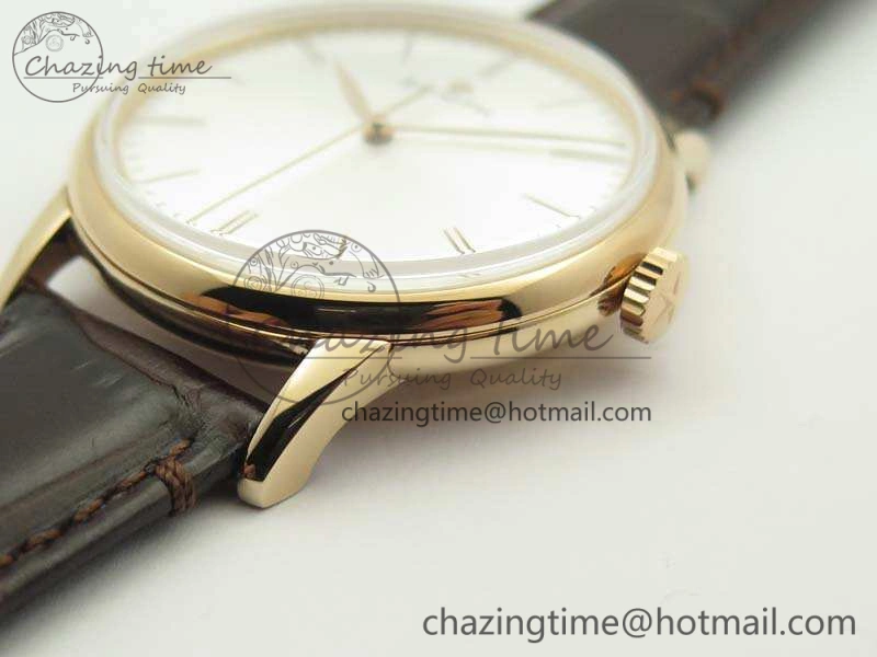 Elite RG LHF 1:1 Best Edition Silver Dial On Leather Strap MIYOTA9015 To Elite6150