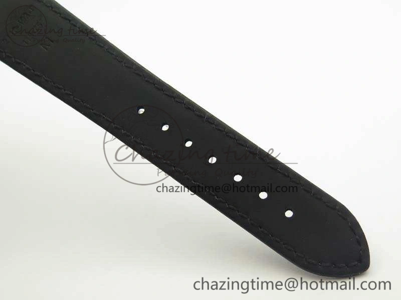 Elite SS LHF 1:1 Best Edition Silver Dial On Leather Strap MIYOTA9015 To Elite6150