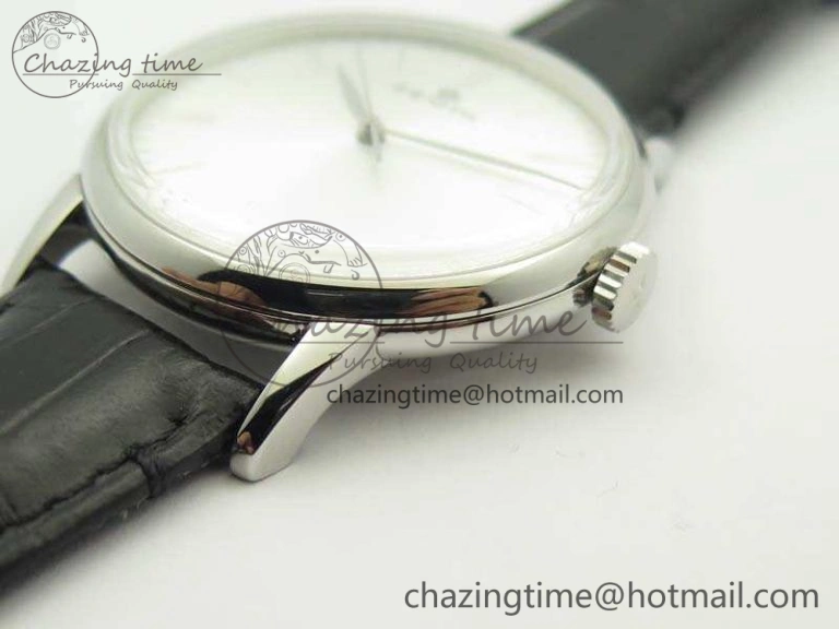 Elite SS LHF 1:1 Best Edition Silver Dial On Leather Strap MIYOTA9015 To Elite6150