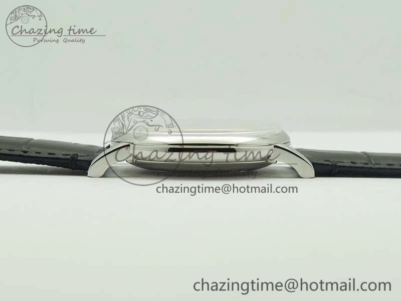 Elite SS LHF 1:1 Best Edition Silver Dial On Leather Strap MIYOTA9015 To Elite6150