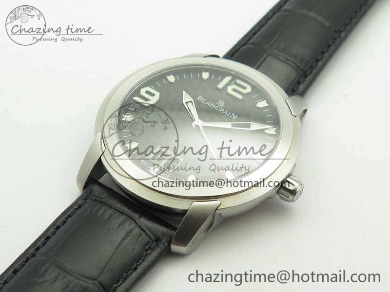 Evolution R10 SS ZZF 1:1 Best Edition Black Dial On Black Leather Strap Cal.6950