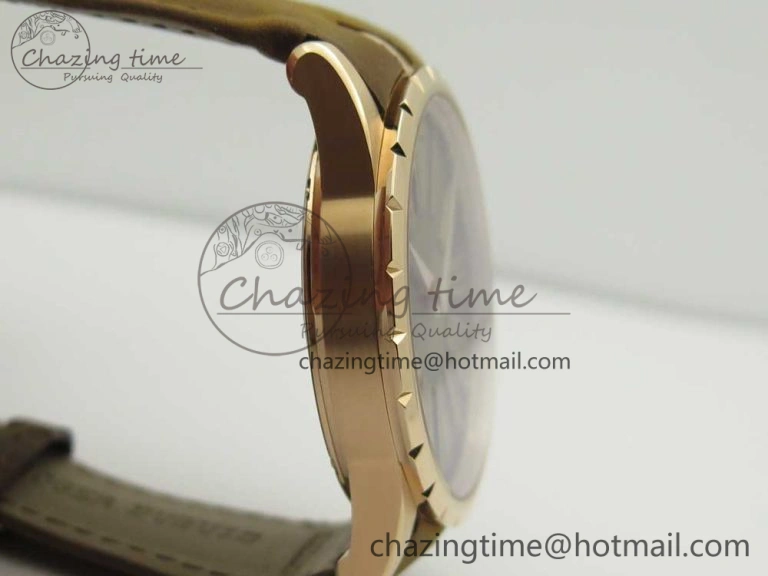 Excalibur 42mm Dbex0050 RG RDF 1:1 Best Edition Brown Dial on Brown Leather Strap A830 (Micro Rotor)