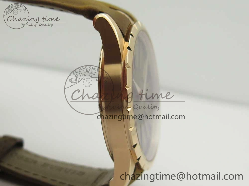 Excalibur 42mm Dbex0050 RG RDF 1:1 Best Edition Brown Dial on Brown Leather Strap A830 (Micro Rotor)
