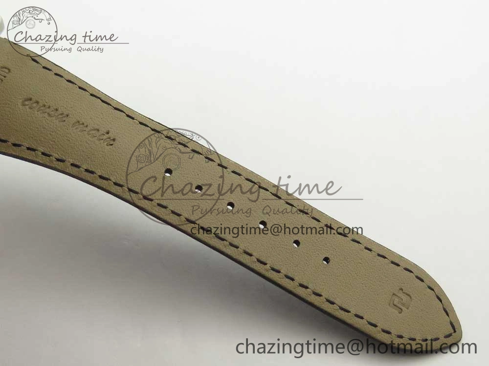 Excalibur 42mm Dbex0050 SS RDF 1:1 Best Edition Gray Dial on Gray Leather Strap A830 (Micro Rotor)