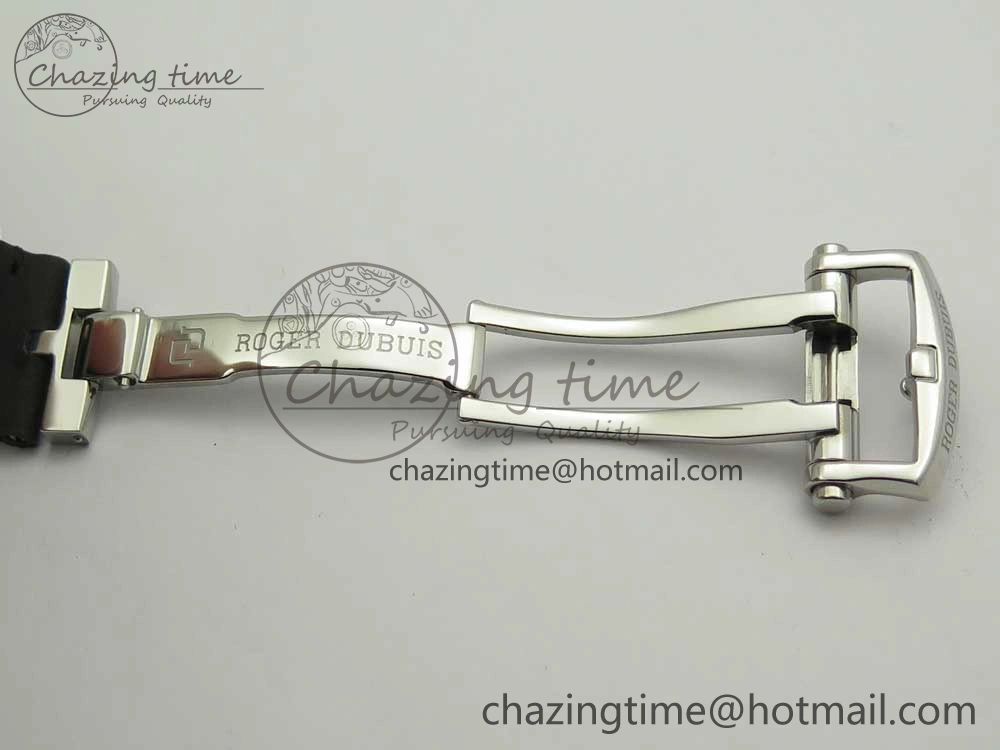 Excalibur 42mm Dbex0050 SS RDF 1:1 Best Edition Gray Dial on Gray Leather Strap A830 (Micro Rotor)
