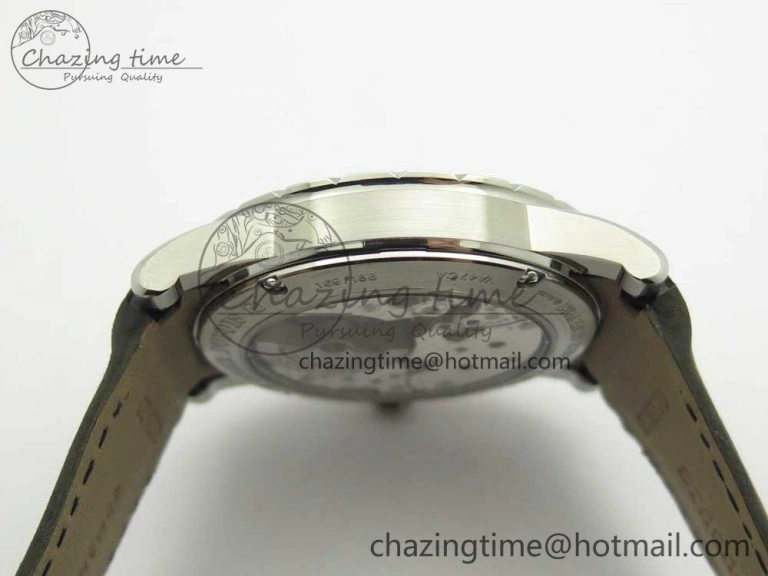 Excalibur 42mm Dbex0050 SS RDF 1:1 Best Edition Gray Dial on Gray Leather Strap A830 (Micro Rotor)