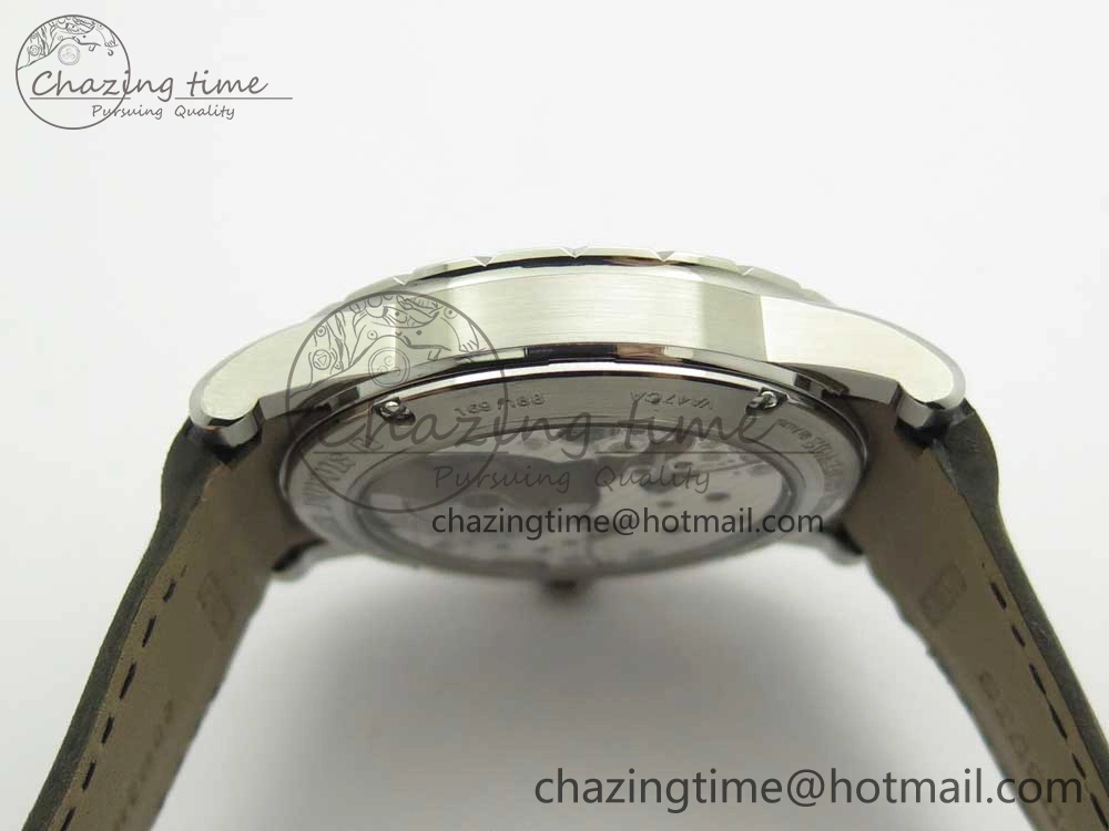 Excalibur 42mm Dbex0050 SS RDF 1:1 Best Edition Gray Dial on Gray Leather Strap A830 (Micro Rotor)