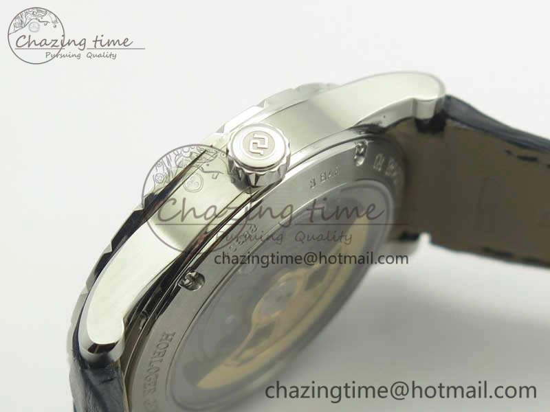 Excalibur Dbex0535 SS RDF 1:1 Best Edition Blue Dial On Leather Strap Asian RD830