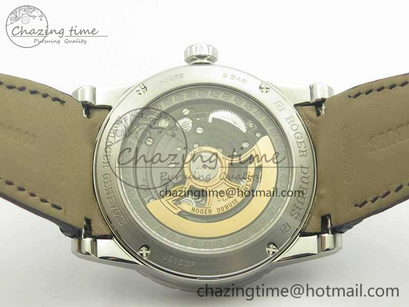 Excalibur Dbex0535 SS RDF 1:1 Best Edition Blue Dial On Leather Strap Asian RD830