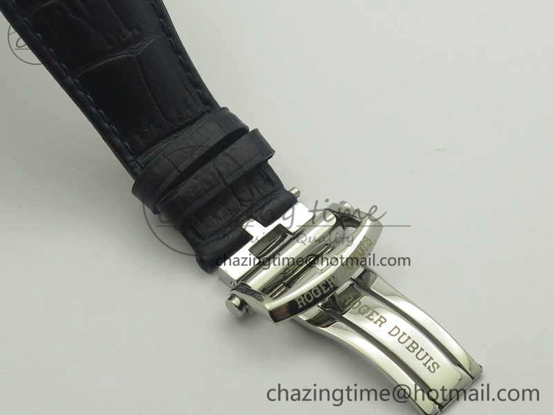 Excalibur Dbex0535 SS RDF 1:1 Best Edition Blue Dial On Leather Strap Asian RD830