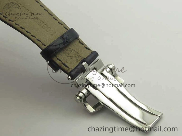 Excalibur Dbex0535 SS RDF 1:1 Best Edition Blue Dial On Leather Strap Asian RD830
