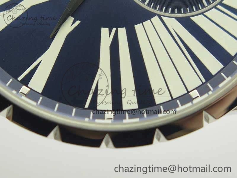 Excalibur Dbex0535 SS RDF 1:1 Best Edition Blue Dial On Leather Strap Asian RD830