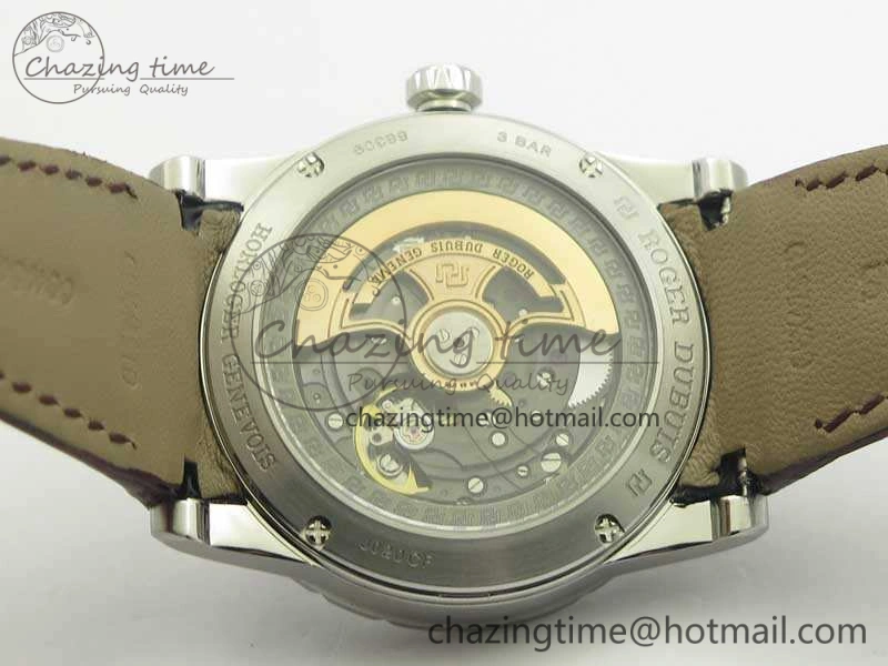 Excalibur Dbex0535 SS RDF 1:1 Best Edition White Dial On Leather Strap Asian RD830