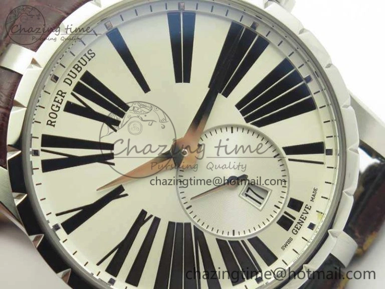 Excalibur Dbex0535 SS RDF 1:1 Best Edition White Dial On Leather Strap Asian RD830