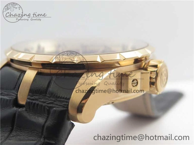 Excalibur Knights of the Round Table II RG ZF Best Edition Black Dial on Black Leather Strap MIYOTA 9015