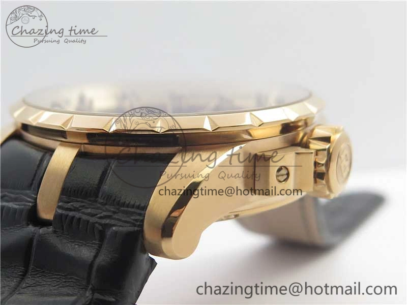 Excalibur Knights of the Round Table II RG ZF Best Edition Black Dial on Black Leather Strap MIYOTA 9015