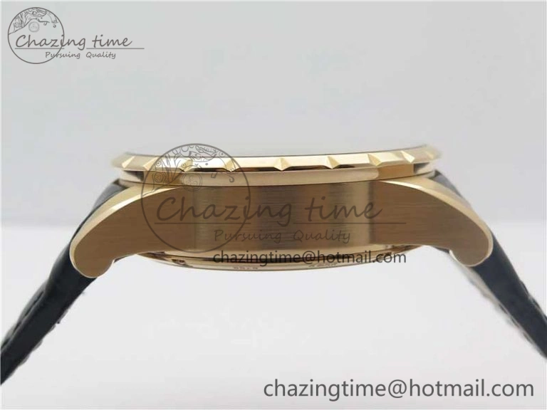Excalibur Knights of the Round Table II RG ZF Best Edition Chessboard Dial on Black Leather Strap MIYOTA 9015