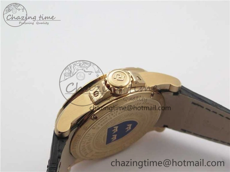 Excalibur Knights of the Round Table II RG ZF Best Edition Chessboard Dial on Black Leather Strap MIYOTA 9015