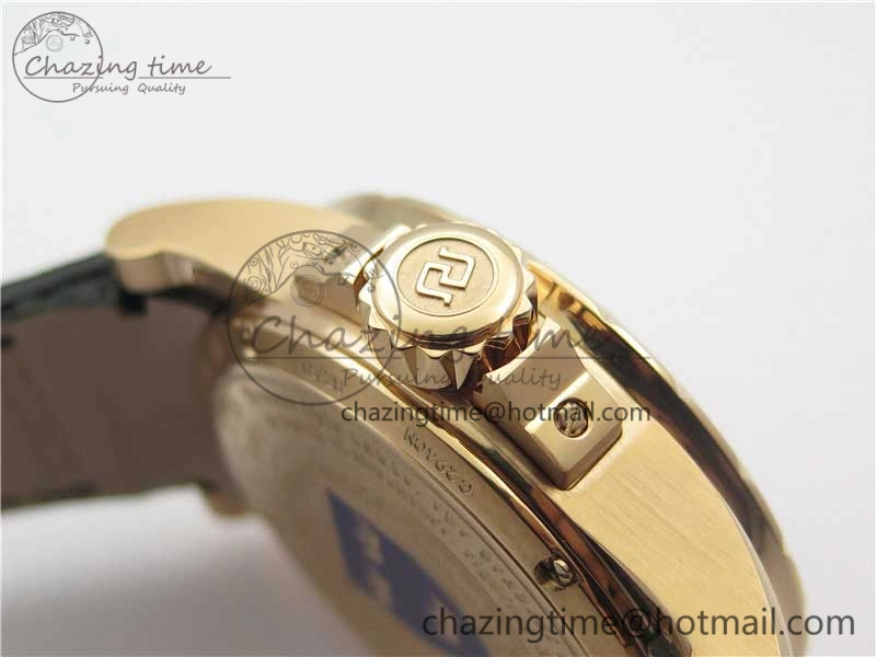 Excalibur Knights of the Round Table II RG ZF Best Edition Chessboard Dial on Black Leather Strap MIYOTA 9015