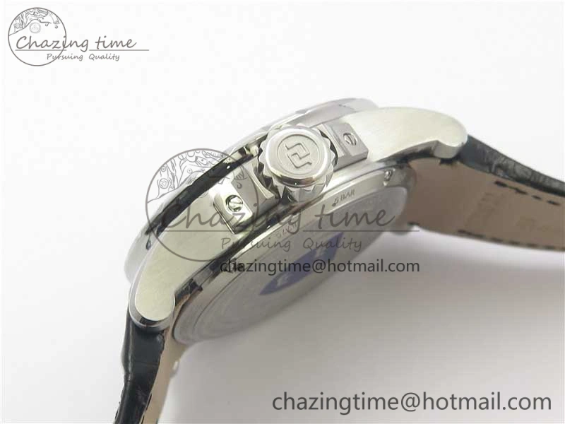 Excalibur Knights of the Round Table II SS ZF Best Edition Black Dial on Black Leather Strap MIYOTA 9015