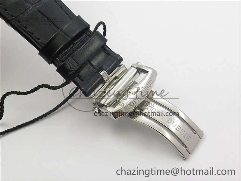 Excalibur Knights of the Round Table II SS ZF Best Edition Black Dial on Black Leather Strap MIYOTA 9015