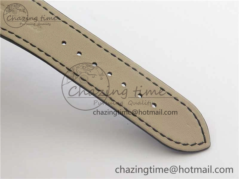 Excalibur Knights of the Round Table II SS ZF Best Edition Black Dial on Black Leather Strap MIYOTA 9015