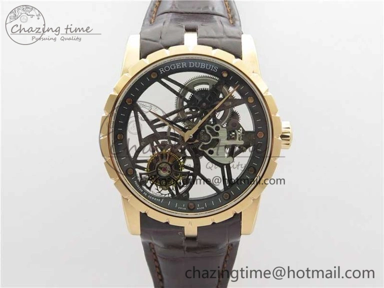 Excalibur Rddbex0393 FC BBR Best Edition Skeleton Dial on White Rubber Strap A2136 Tourbillon V2
