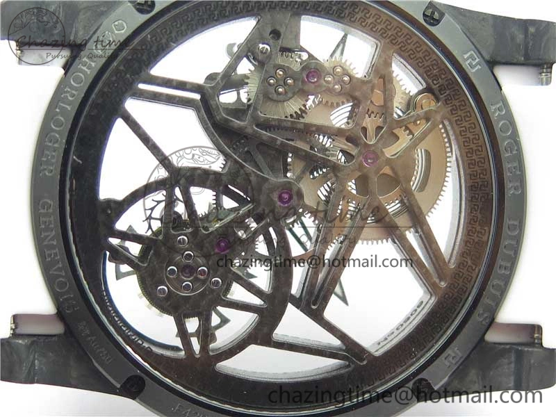 Excalibur Rddbex0393 FC BBR Best Edition Skeleton Dial on White Rubber Strap A2136 Tourbillon V2