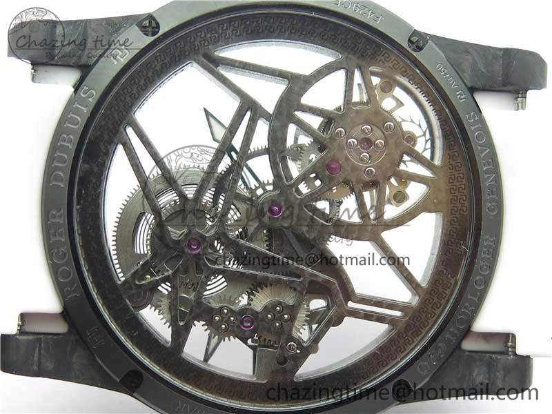 Excalibur Rddbex0393 FC BBR Best Edition Skeleton Dial on White Rubber Strap A2136 Tourbillon V2