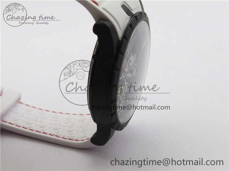 Excalibur Rddbex0393 FC BBR Best Edition Skeleton Dial on White Rubber Strap A2136 Tourbillon V2