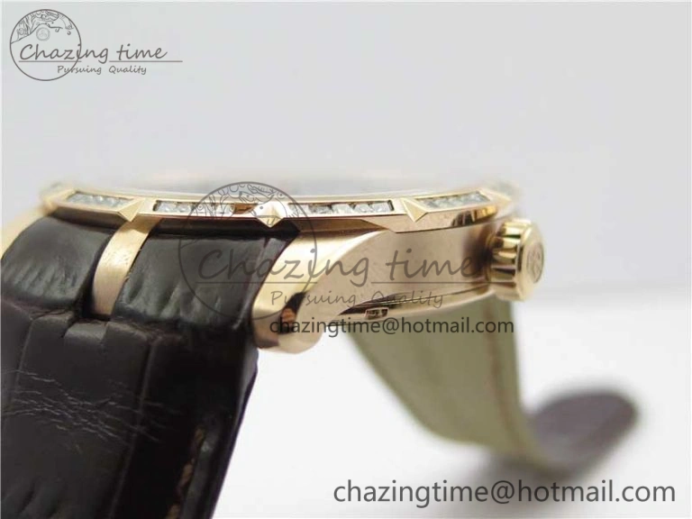Excalibur Rddbex0393 RG Crystal Bezel BBR Best Edition Skeleton Dial on Brown Leather Strap A2136 Tourbillon V2