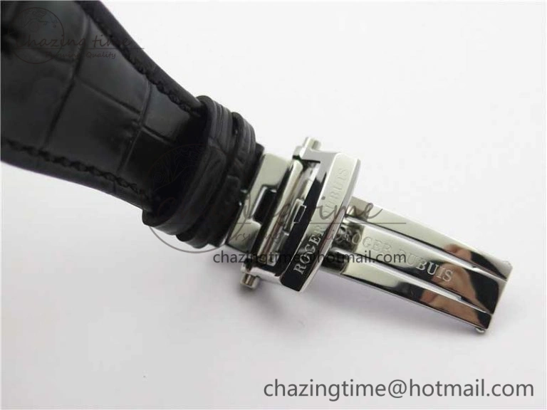 Excalibur Rddbex0393 SS BBR Best Edition Skeleton Dial on Black Leather Strap A2136 Tourbillon V2