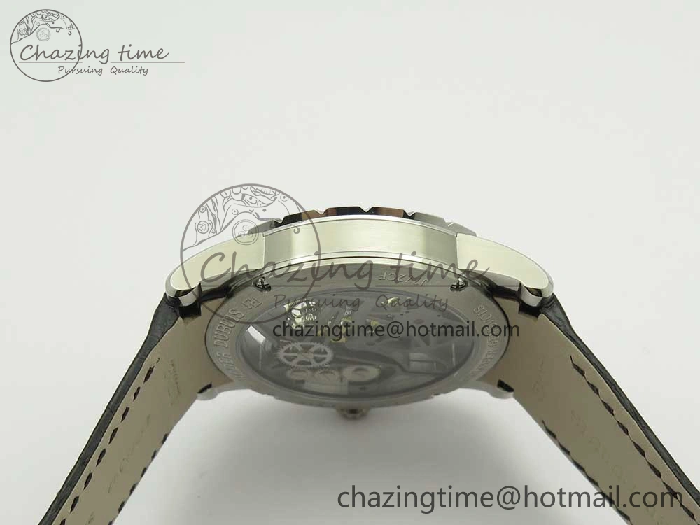 Excalibur Rddbex0393 SS BBR Best Edition Skeleton Dial on Black Leather Strap A2136 Tourbillon