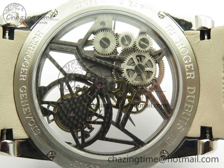 Excalibur Rddbex0393 SS BBR Best Edition Skeleton Dial on Black Leather Strap A2136 Tourbillon