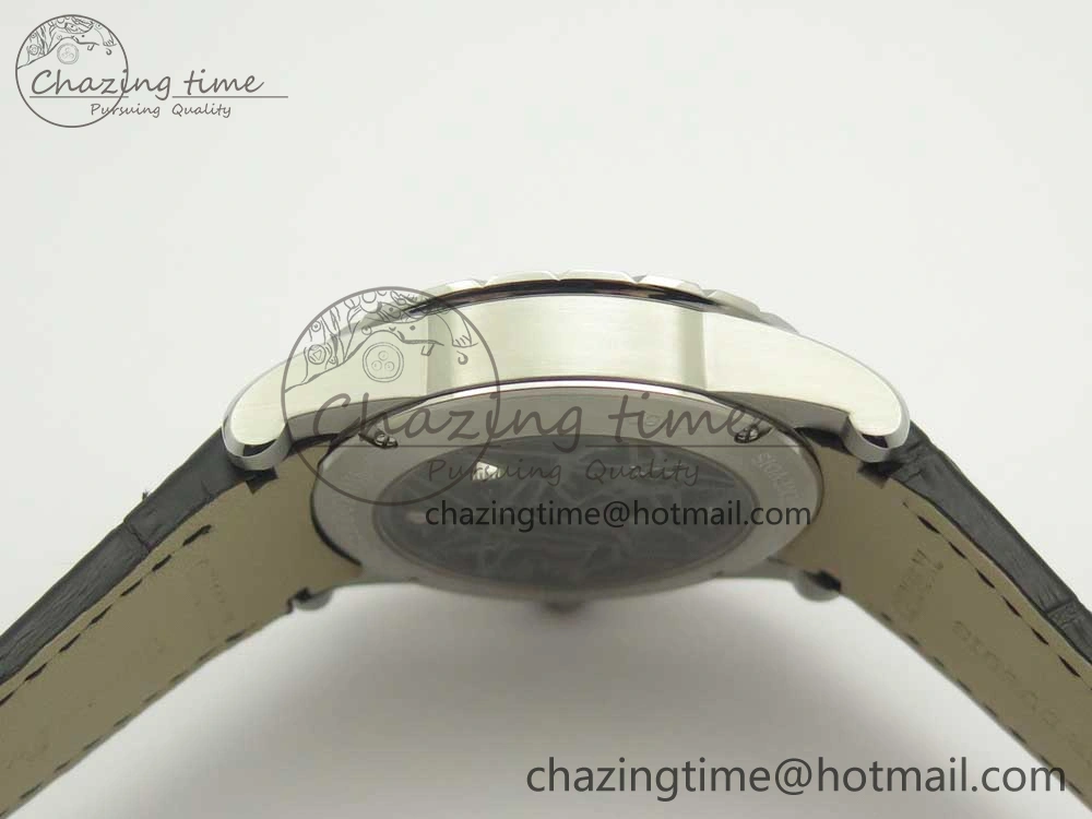Excalibur Rddbex0393 SS JBF Best Edition Skeleton Dial on Black Leather Strap A2136 Tourbillon